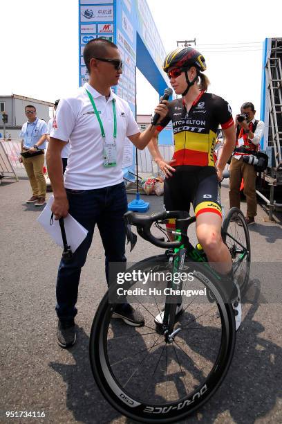 Start / Jolien D'hoore of Belgium and Team Mitchelton-Scott / during the 12th Tour of Chongming Island, Stage 2 a 121,3km stage from Chongming...