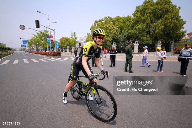 Start / Gracie Elvin of Australia and Team Mitchelton-Scott / during the 12th Tour of Chongming Island, Stage 2 a 121,3km stage from Chongming...