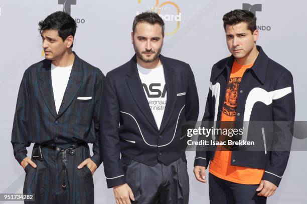 Reik attend the 2018 Billboard Latin Music Awards at the Mandalay Bay Events Center on April 26, 2018 in Las Vegas, Nevada.