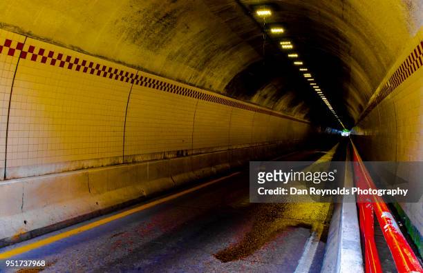 tunnel illuminated - car crash wall stock pictures, royalty-free photos & images