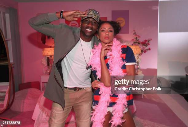 DeStorm Power attends Janelle Monáe's celebration of Janelle Monáe celebrates the launch of her new album and emotion picture, Dirty Computer, with...