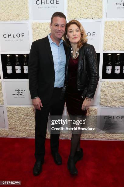 Joe Daniels and filmmaker Ondi Timoner attend the 2018 Tribeca Film Festival awards night after party on April 26, 2018 in New York City.