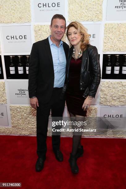 Joe Daniels and filmmaker Ondi Timoner attend the 2018 Tribeca Film Festival awards night after party on April 26, 2018 in New York City.