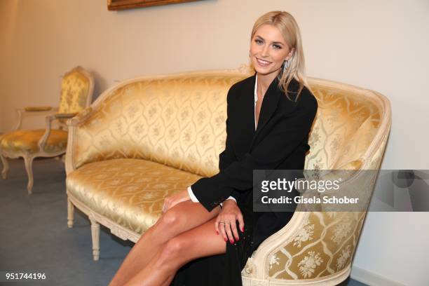 Lena Gercke, Brand Ambassador Montblanc during the 27th Montblanc de la Culture Arts Patronage Award at Residenz on April 26, 2018 in Munich, Germany.