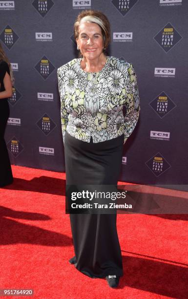 Sara Karloff attends the 2018 TCM Classic Film Festival Opening Night Gala 50th Anniversary World Premiere Restoration of 'The Producers' at TCL...