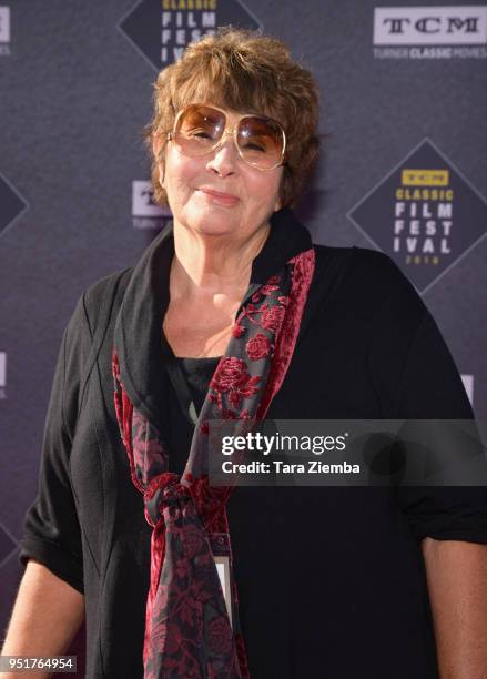 Cari Beauchamp attends the 2018 TCM Classic Film Festival Opening Night Gala 50th Anniversary World Premiere Restoration of 'The Producers' at TCL...