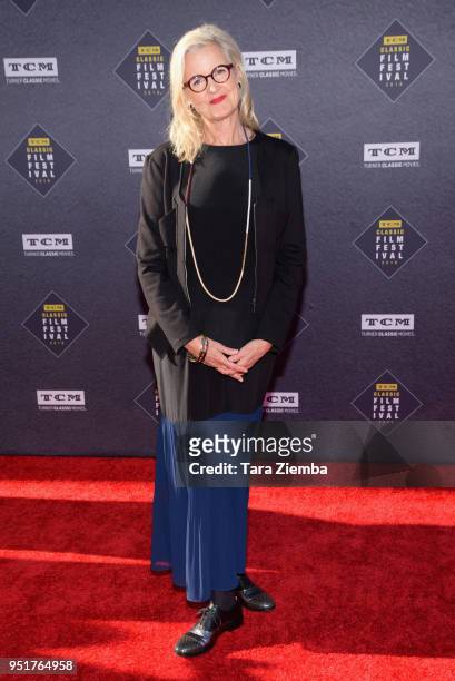 Gillian Armstrong attends the 2018 TCM Classic Film Festival Opening Night Gala 50th Anniversary World Premiere Restoration of 'The Producers' at TCL...