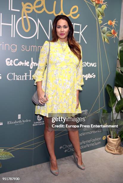 Priscila de Gustin attends the Petite Fashion Week Spring/Summer fashion show 2018 on April 26, 2018 in Madrid, Spain.