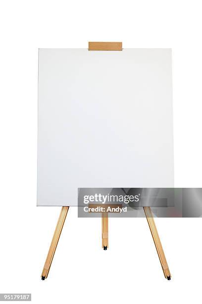 artist easel - art easel stock pictures, royalty-free photos & images