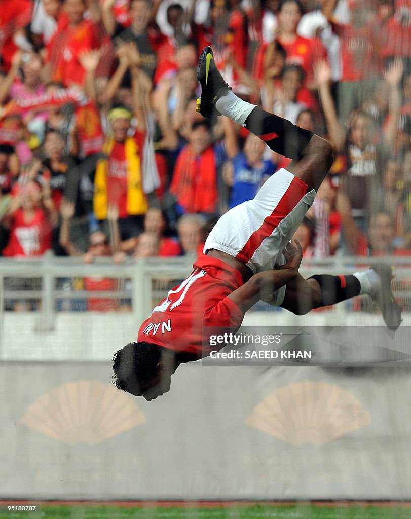 Portuguese winger Nani of English Premie