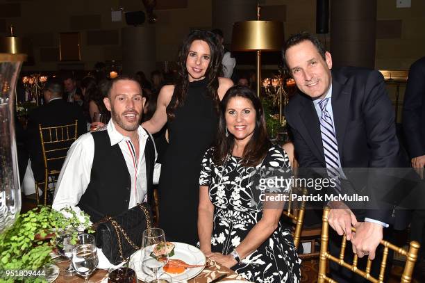 Simon Azulay, Susan May-McLean, Donna Herman and Todd Millman attend the 2018 Beit Ruth Gala at Gotham Hall on April 26, 2018 in New York City.