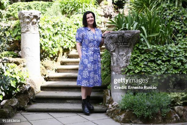 Director Lynne Ramsey attends 'A Beautiful Day' photocall at Hotel De Russie on April 27, 2018 in Rome, Italy.