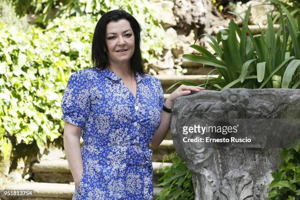 Director Lynne Ramsey attends 'A Beautiful Day' photocall at Hotel De Russie on April 27, 2018 in Rome, Italy.