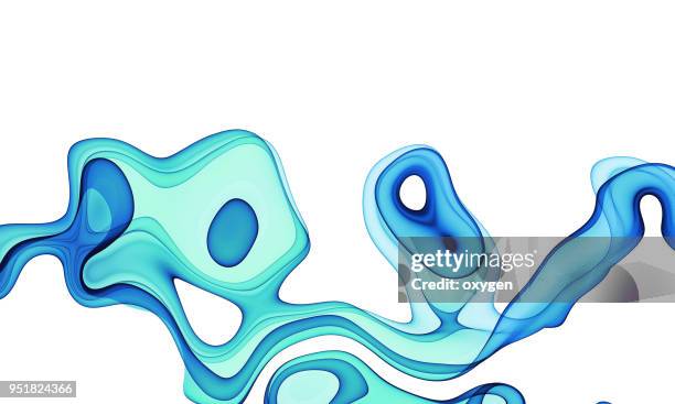 abstract blue biotechnology shape - chemistry abstract stock pictures, royalty-free photos & images