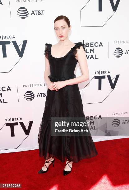 Actress Eden Epstein attends the New York Red Carpet & World Premiere Screening of STARZ' "Sweetbitter" at Tribeca Film Festival on April 26, 2018 in...