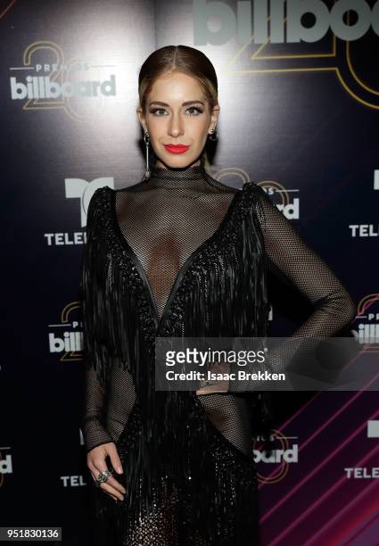 Carmen Aub attends the 2018 Billboard Latin Music Awards at the Mandalay Bay Events Center on April 26, 2018 in Las Vegas, Nevada.