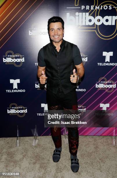 Chayanne attends the 2018 Billboard Latin Music Awards at the Mandalay Bay Events Center on April 26, 2018 in Las Vegas, Nevada.
