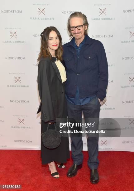 Abigail Spencer and Ray McKinnon attend Strong Suit by Ilaria Urbinati Launch Party at Nordstrom Local in Los Angeles on April 26, 2018.