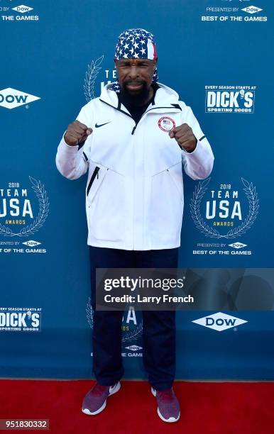 Mr. T attends the Team USA Awards at the Duke Ellington School of the Arts on April 26, 2018 in Washington, DC.