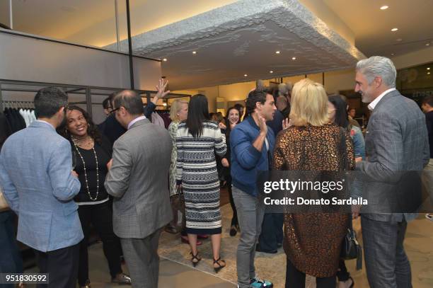 View of the atmosphere during Strong Suit by Ilaria Urbinati Launch Party at Nordstrom Local in Los Angeles on April 26, 2018.