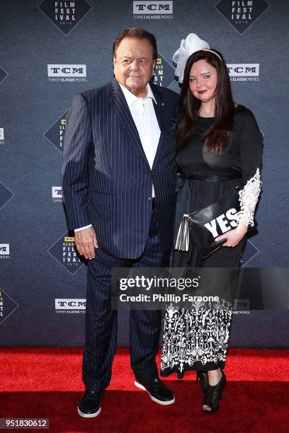 Paul Sorvino attends the 2018 TCM Classic Film Festival - Opening Night Gala - 50th Anniversary World Premiere Restoration of "The Producers" at TCL...