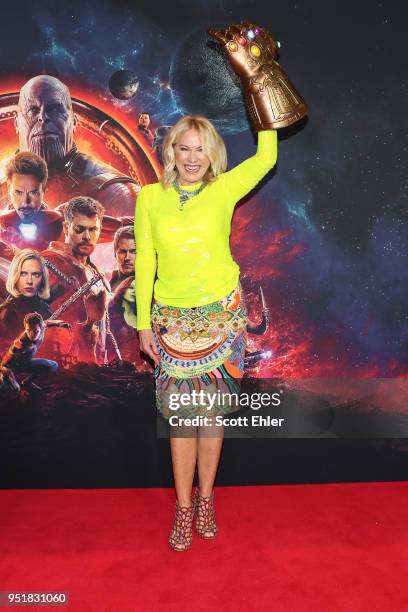 Kerri-Anne Kennerley attends the Avengers: Infinity War Special Event Screening