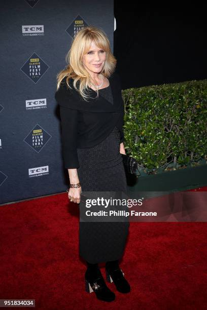 Rosanna Arquette attends the 2018 TCM Classic Film Festival - Opening Night Gala - 50th Anniversary World Premiere Restoration of "The Producers" at...