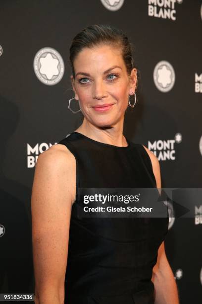 Marie Baeumer during the 27th Montblanc de la Culture Arts Patronage Award at Residenz on April 26, 2018 in Munich, Germany.
