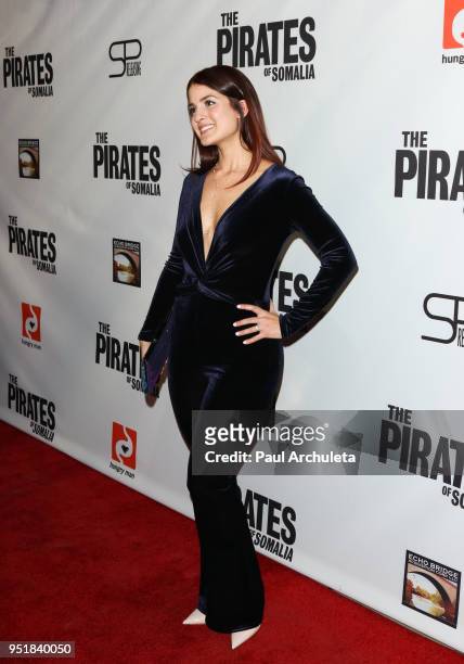 Actress Kiana Madani attends the premiere of 'The Pirates Of Somalia' at The TCL Chinese 6 Theatres on December 6, 2017 in Hollywood, California.