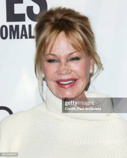 Actress Melanie Griffith attends the premiere of 'The Pirates Of Somalia' at The TCL Chinese 6 Theatres on December 6, 2017 in Hollywood, California.