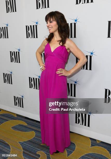 Singer Julia Vari attends the 25th annual BMI Latin Awards at the Beverly Wilshire Four Seasons Hotel on March 20, 2018 in Beverly Hills, California.