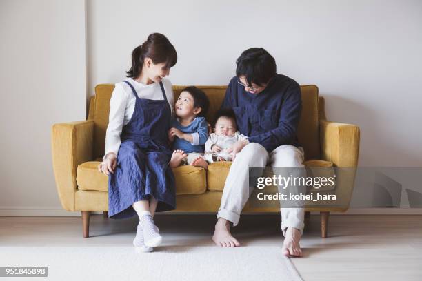 Premium Photo  Relaxed asian couple chilling together at home