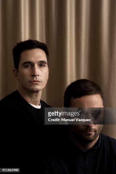 Designers at Proenza Schouler, Lazaro Hernandez and Jack McCollough are photographed for El Pais on October 19, 2017 in London, England.