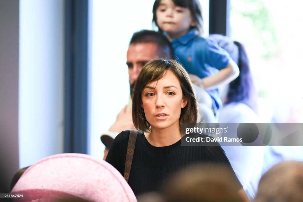 FC Barcelona player Andres Iniesta Press Conference