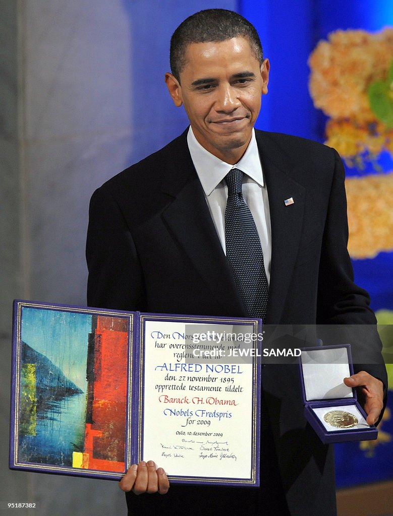 Nobel Peace Prize laureate, US President