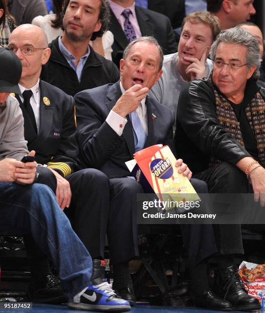 Mayor Michael Bloomberg attends the Chicago Bulls vs New York Knicks game at Madison Square Garden on December 22, 2009 in New York City.