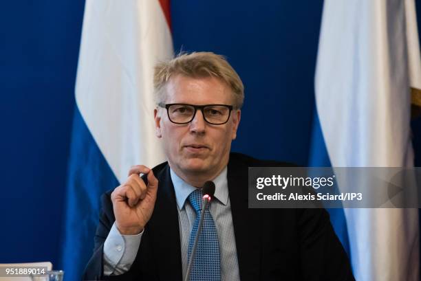 Kimmo Tiilikainen, Minister for Housing, Energy and the Environment of Finland, participates in the round table on the theme: Long-term strategies...