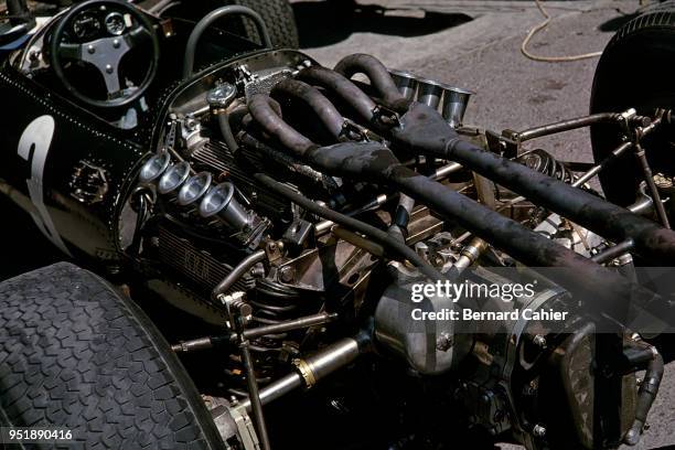 Grand Prix of Mexico, Autodromo Hermanos Rodriguez, Magdalena Mixhuca, 25 October 1964. BRM 1.5 V8.