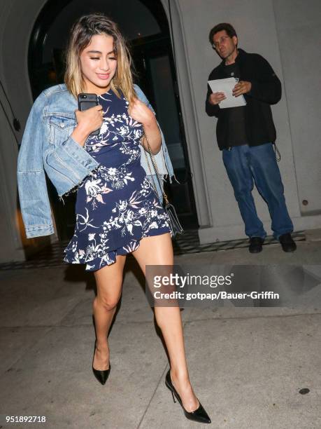 Ally Brooke is seen on April 26, 2018 in Los Angeles, California.