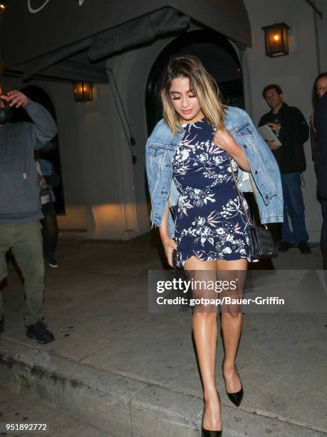 Ally Brooke is seen on April 26, 2018 in Los Angeles, California.