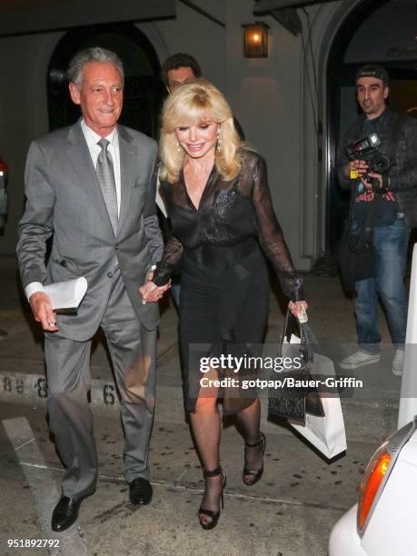 Loni Anderson is seen on April 26, 2018 in Los Angeles, California.