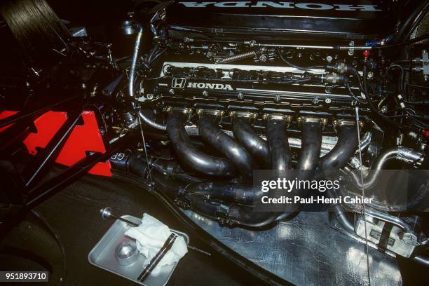 McLaren-Honda MP4/6B, Grand Prix of Mexico, Autodromo Hermanos Rodriguez, Magdalena Mixhuca, 22 March 1992. Honda RA122E/B 3.5 V12.