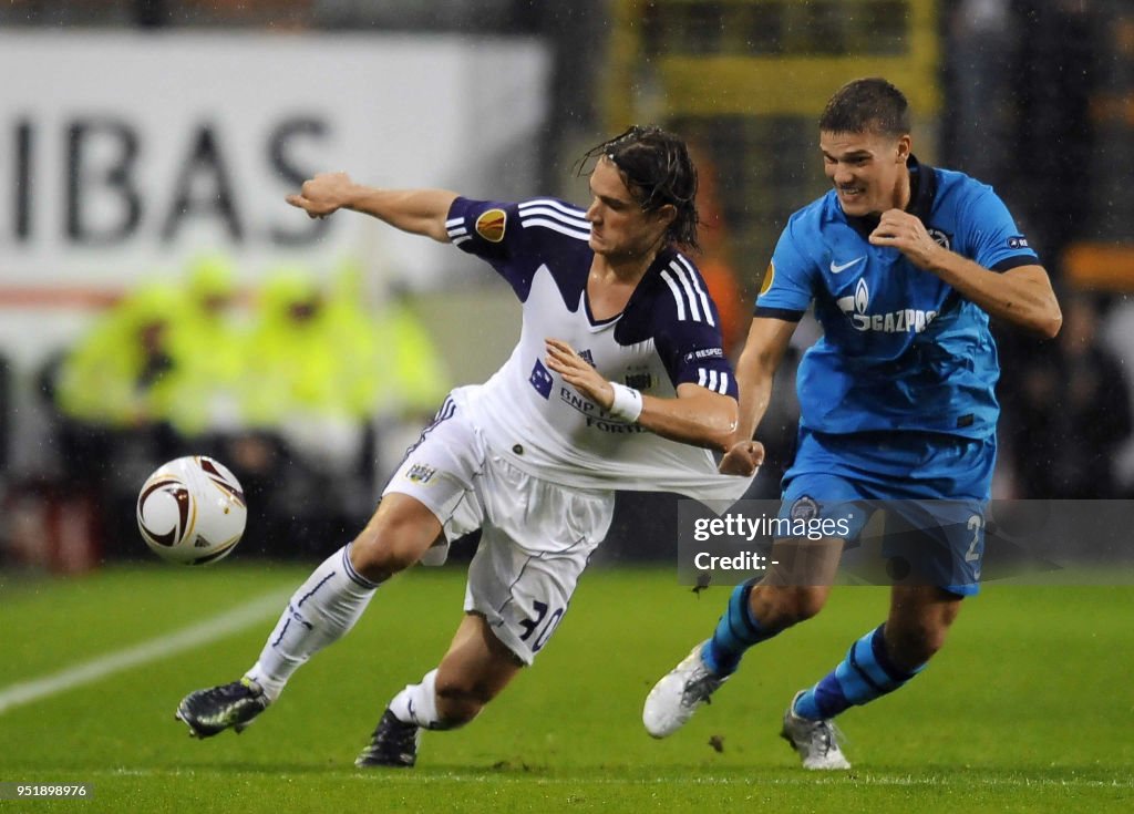 FBL-EUR-C3-RSC ANDERLECHT-ZENIT ST PETERSBURG