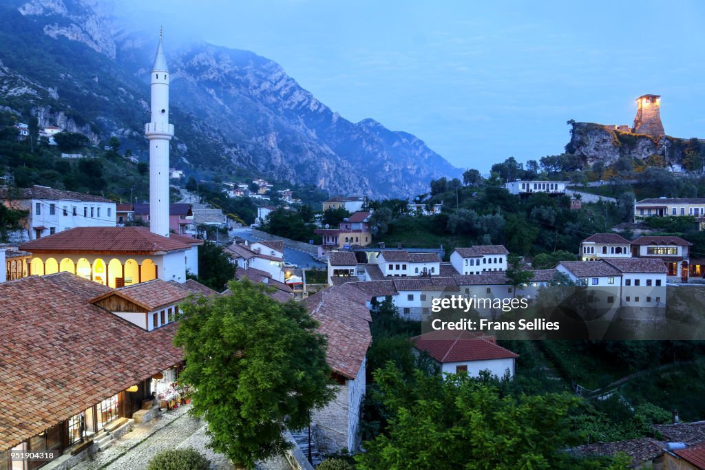 The old town of Kruje (Krujë, Kruja), Albania, Europe