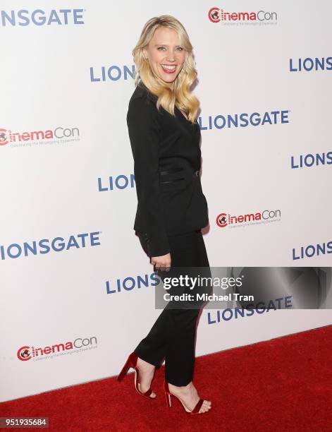 Kate McKinnon attends the 2018 CinemaCon - Lionsgate Presentation For 2018 Summer And Beyond held at The Colosseum at Caesars Palace on April 26,...