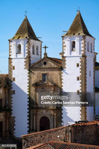 old town of caceres in extremadura - caceres stock pictures, royalty-free photos & images
