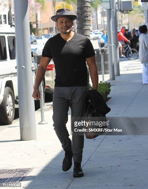Mario Van Peebles is seen on April 26, 2018 in Los Angeles, CA.