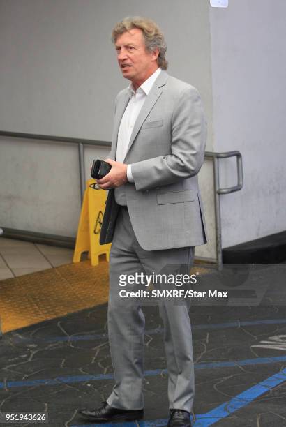 Nigel Lythgoe is seen on April 26, 2018 in Los Angeles, CA.