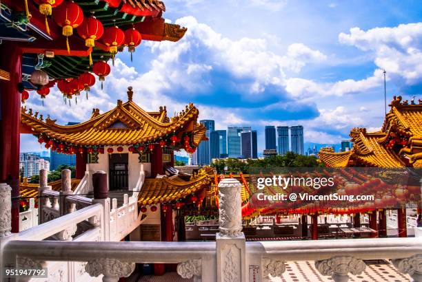 thean hou temple - thean hou stock pictures, royalty-free photos & images