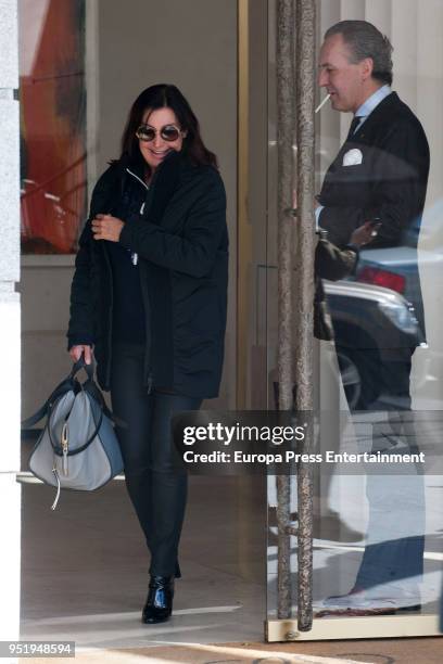 Carmen Martinez Bordiu and Jaime de Marichalar are seen on March 20, 2018 in Madrid, Spain.